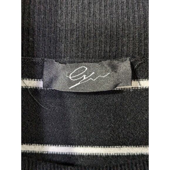 Cyrus Turtleneck Sweater Womens XL Cowl Tunic Pullover Top Striped - Picture 4 of 13